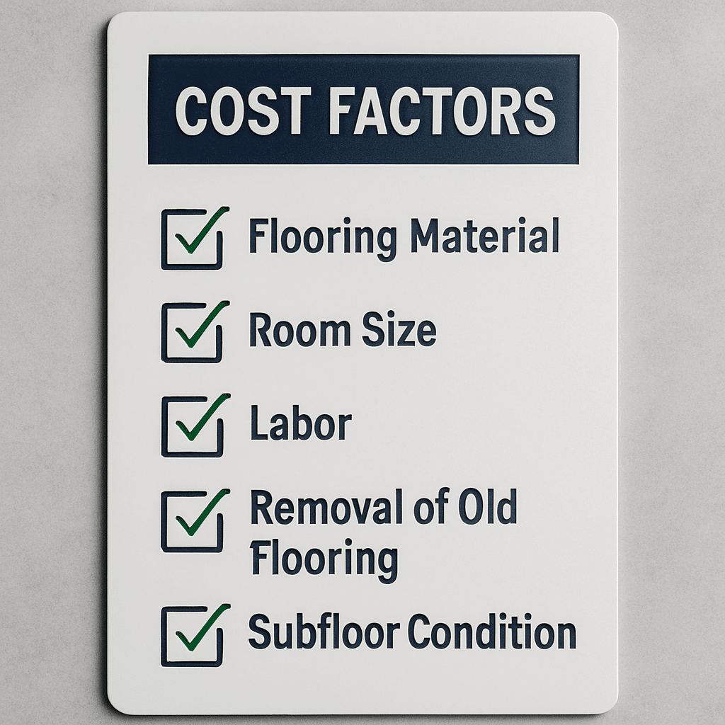 How does Austin Flooring Company price installations?