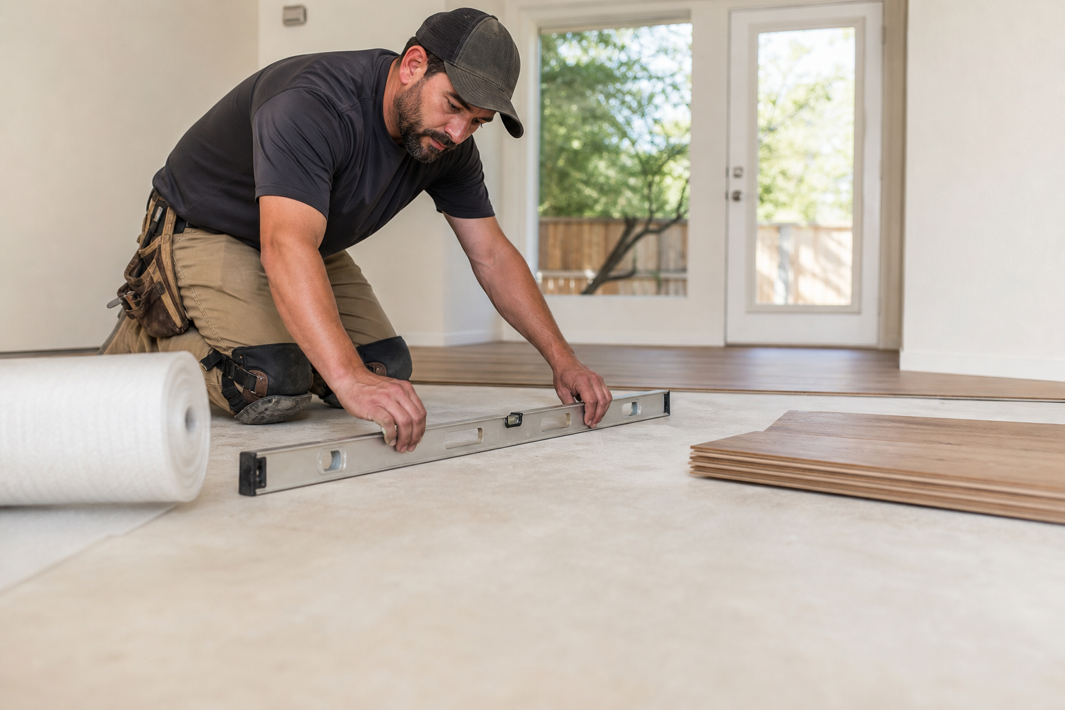 Floor Prep Leveling and Subfloor Review Before Installation for Austin TX laminate flooring installer services, flooring contractor support, installation, repair, replacement, and quote help