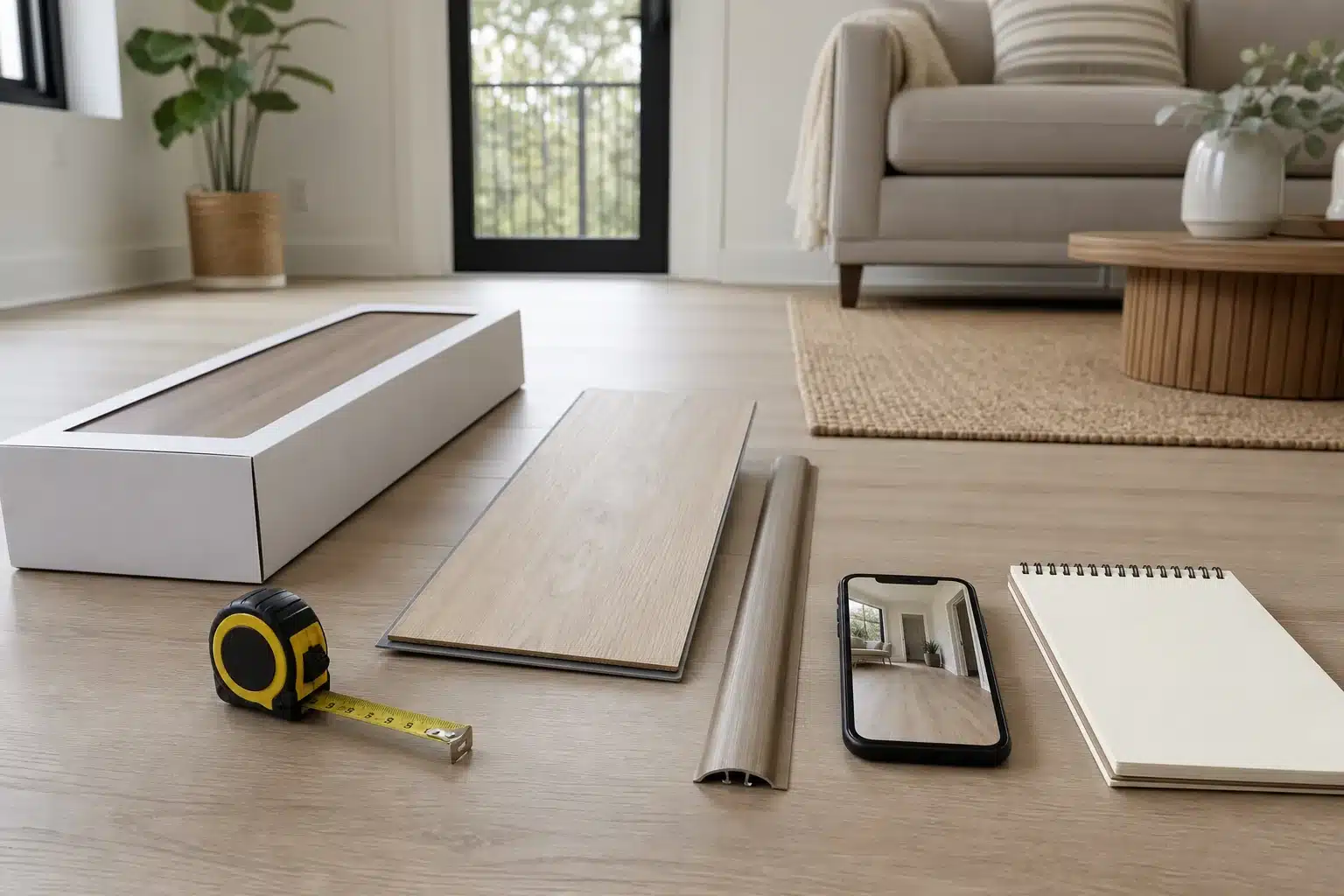 Request an LVP Flooring Installation Quote in Austin TX LVP flooring quote checklist with product details transitions and room measurements