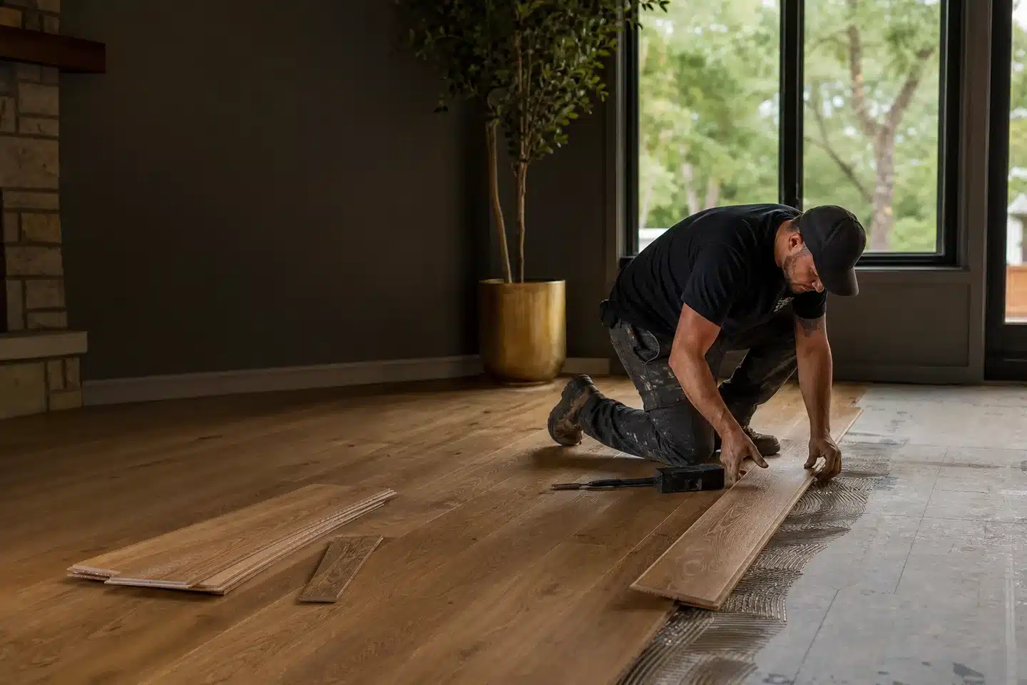 Hardwood Floor Installer in Austin TX flooring hero image