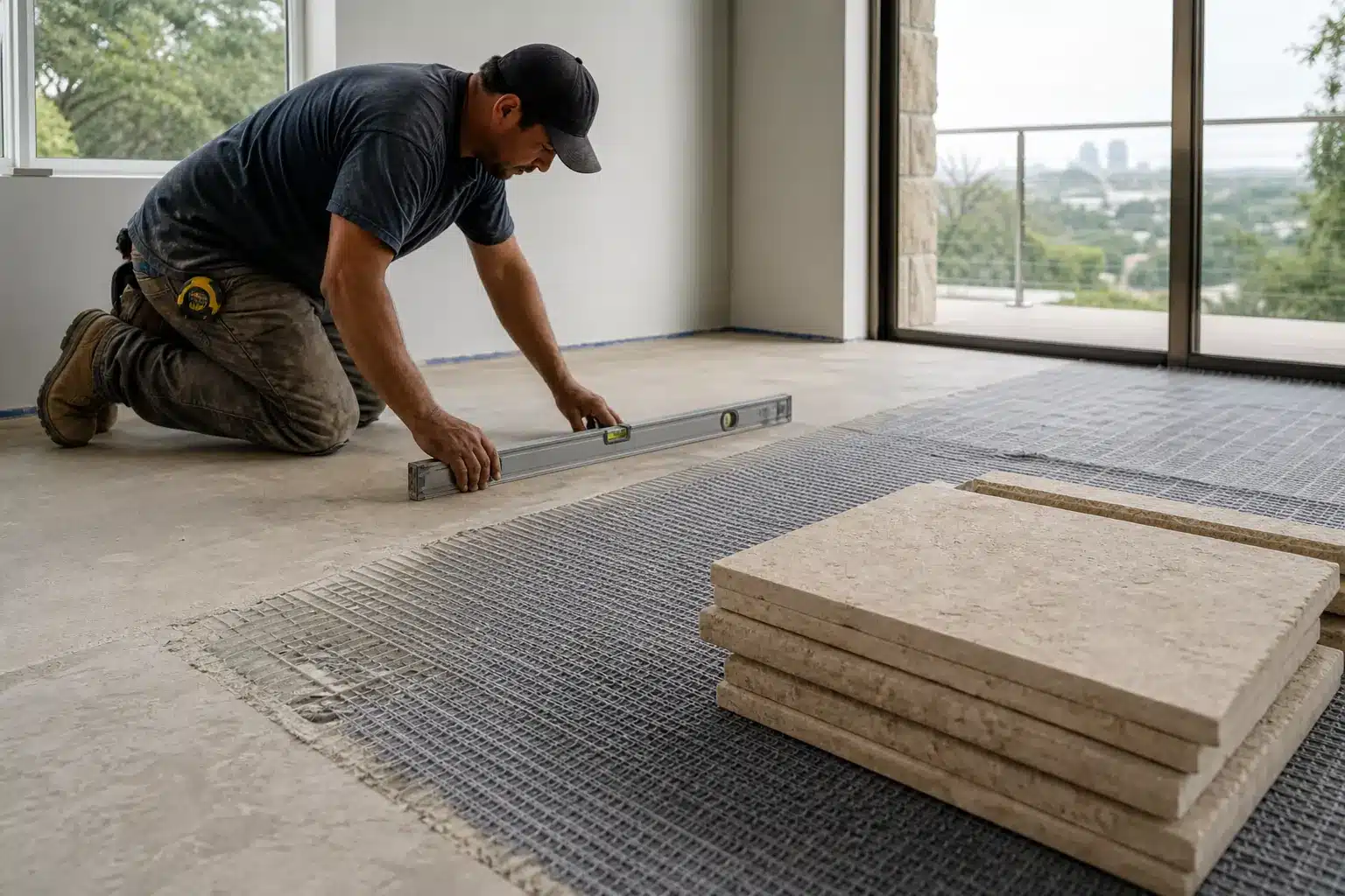 Floor Prep Leveling and Subfloor Review Before Installation for Austin TX stone flooring installer services, flooring contractor support, installation, repair, replacement, and quote help